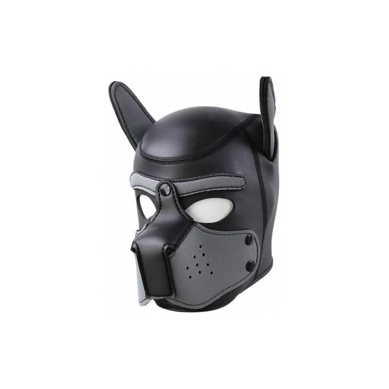 Фетиш-маска собаки Angry Dog M черно-серая