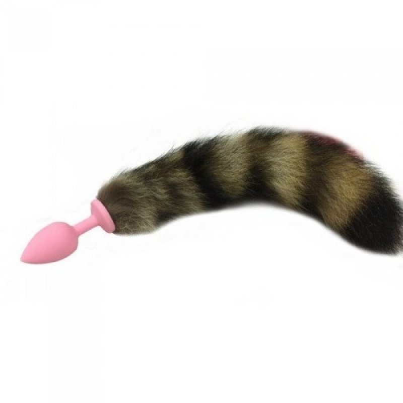 Хвостик с силиконовой светло-розовой пробкой с доставкой по Беларуси в кратчайшие сроки