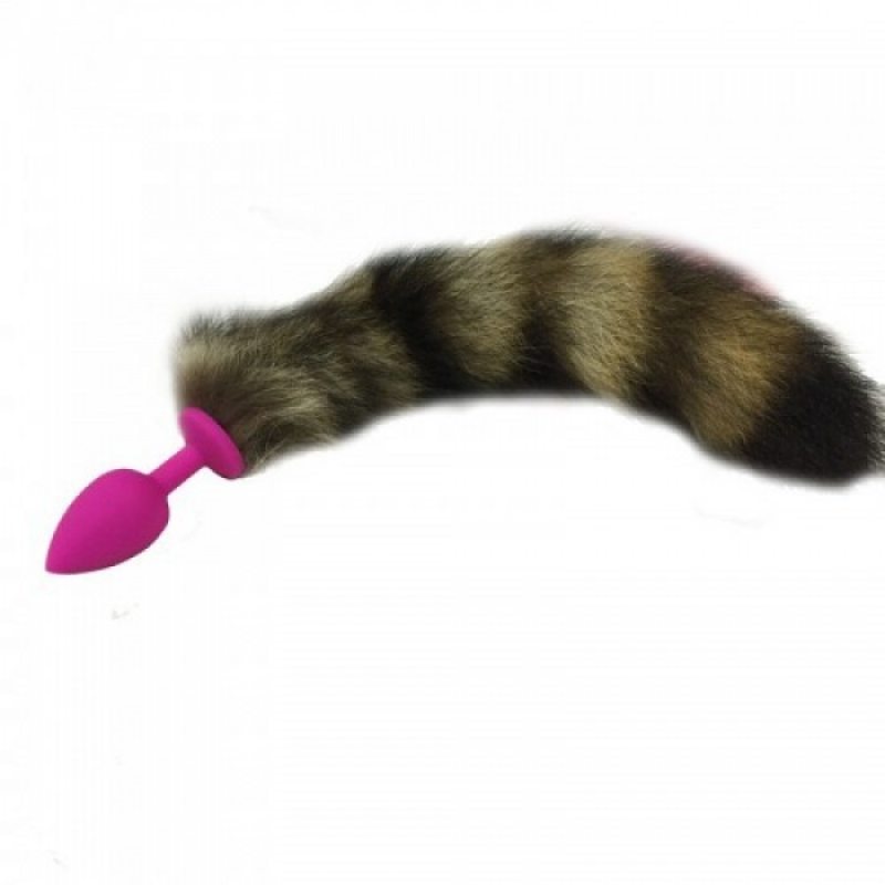Хвостик с силиконовой розовой пробкой с доставкой по Беларуси в кратчайшие сроки