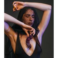 Силиконовый пояс верности Party Hard бордовый