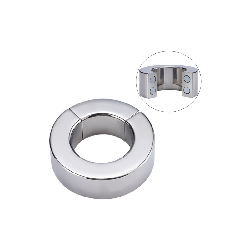 Стальной утяжелитель на магнитах для мошонки 308 гр