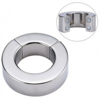 Стальной утяжелитель на магнитах для мошонки 308 гр