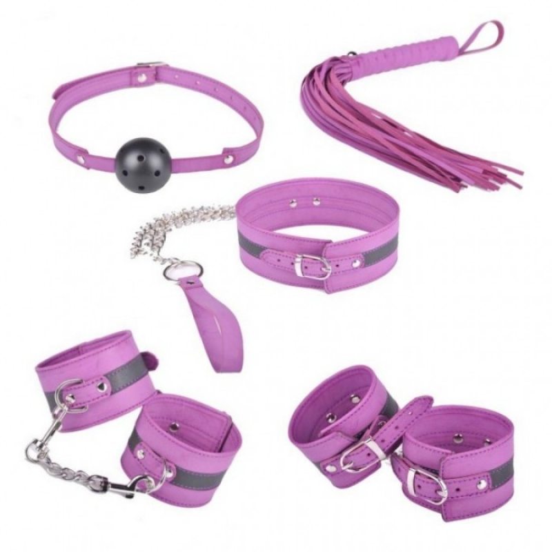 BDSM-набор из 5 предметов purple