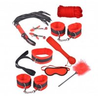 Красный бондажный набор Taboo Accessories Extreme Set №5