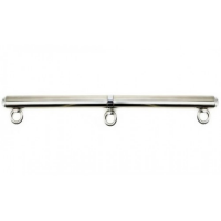 Серебряная бондажная распорка с тремя карабинами