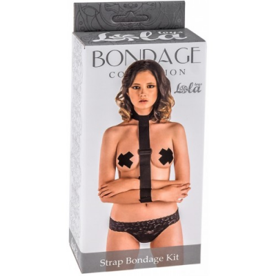 Ошейник с фиксаторами на запястьях Strap Bondage Kit