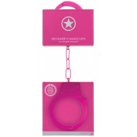 Розовые металлические наручники Ouch Beginners Handcuffs