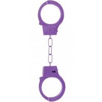 Фиолетовые металлические наручники Ouch Beginners Handcuffs
