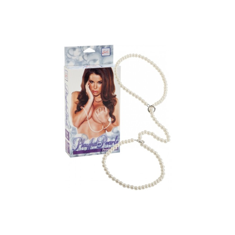 Жемчужные браслеты-наручники California Exotic Playful in Pearls