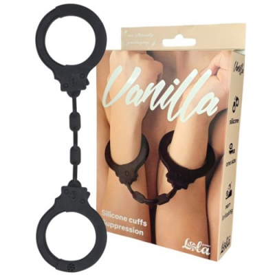 Силиконовые наручники Vanilla Suppression Black