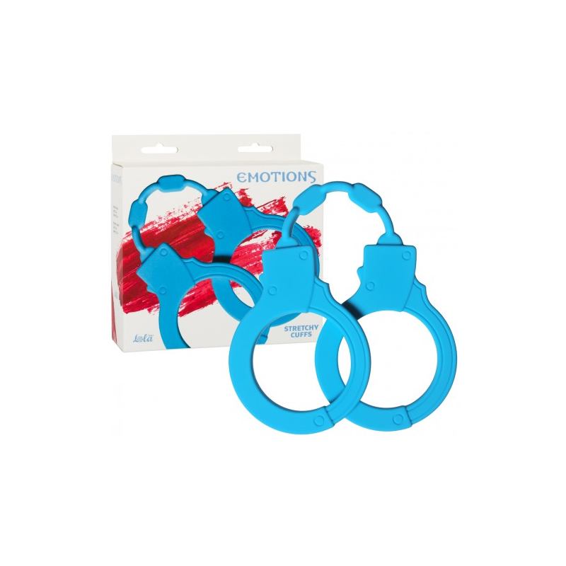 Силиконовые наручники Emotions Stretchy Cuffs Turquoise
