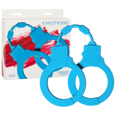 Силиконовые наручники Emotions Stretchy Cuffs Turquoise