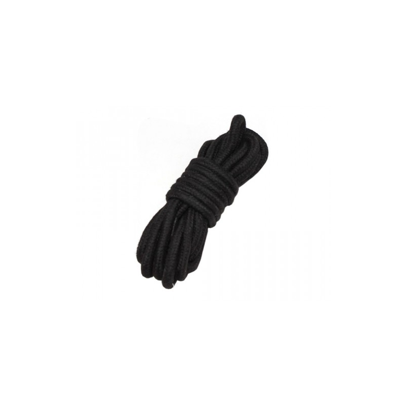 Хлопковая верёвка для бондажа черная 5 метров