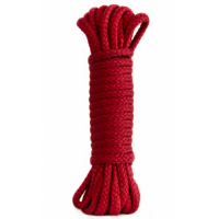 Красная веревка для бондажа Party Hard Tender 10 метров