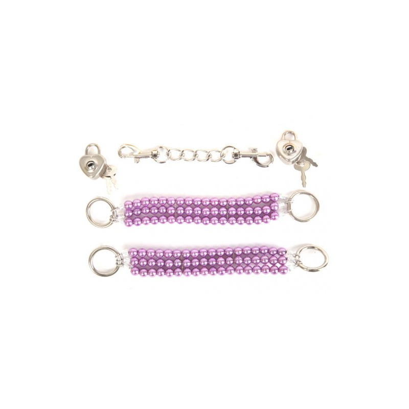 Наручники из фиолетового жемчуга