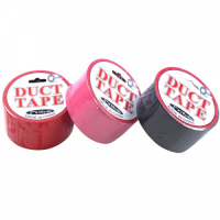 Бондажная лента Duct Tape красная 15 м