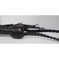 Шикарная кожаная плеть с шипами Hand Made длина хлыстов 38 см