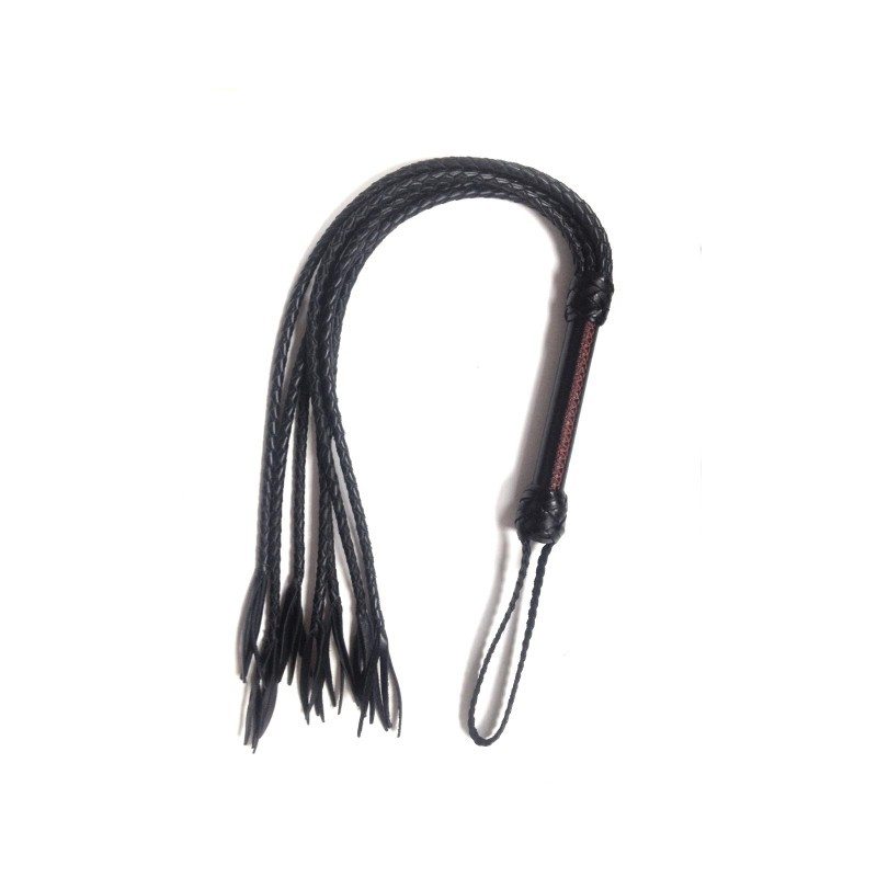 Кожаная плеть семихвостка с длинными кончиками
