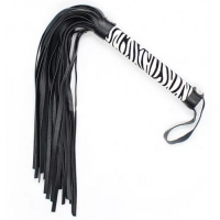 Мягкая черно-белая плеть Zebra