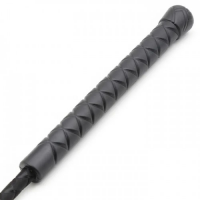 Чёрный стек с витой ручкой 46 см