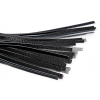 Классическая черная плеть из натуральной кожи