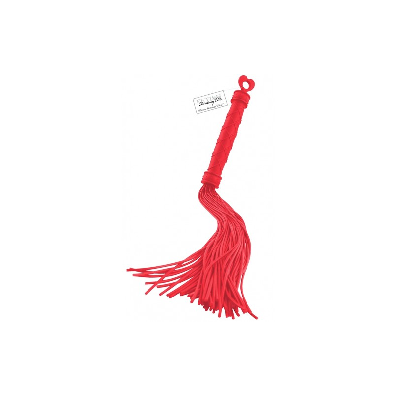 Красная силиконовая плеть Elite Silicone Whip Red 47 см