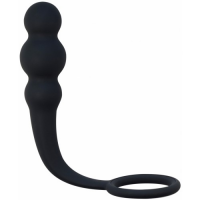 Анальная пробка с кольцом на пенис Spice It Up Legend Black