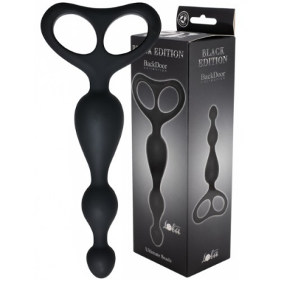 Анальная елочка Ultimate Beads Black