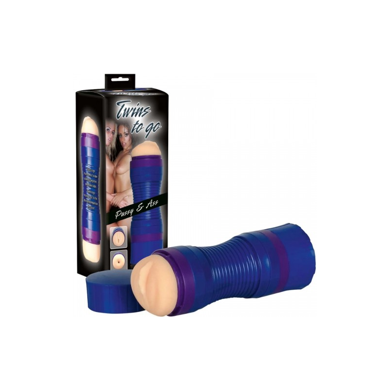 Двойной мастурбатор в колбе Twins To Go