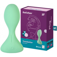 Анальный смарт-стимулятор с вибрацией Satisfyer Trendsetter зеленый
