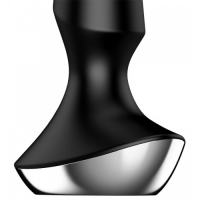 Анальный смарт-стимулятор с вибрацией Satisfyer Plug-ilicious 2 черный ДЕФОРОМИРОВАННАЯ УПАКОВКА