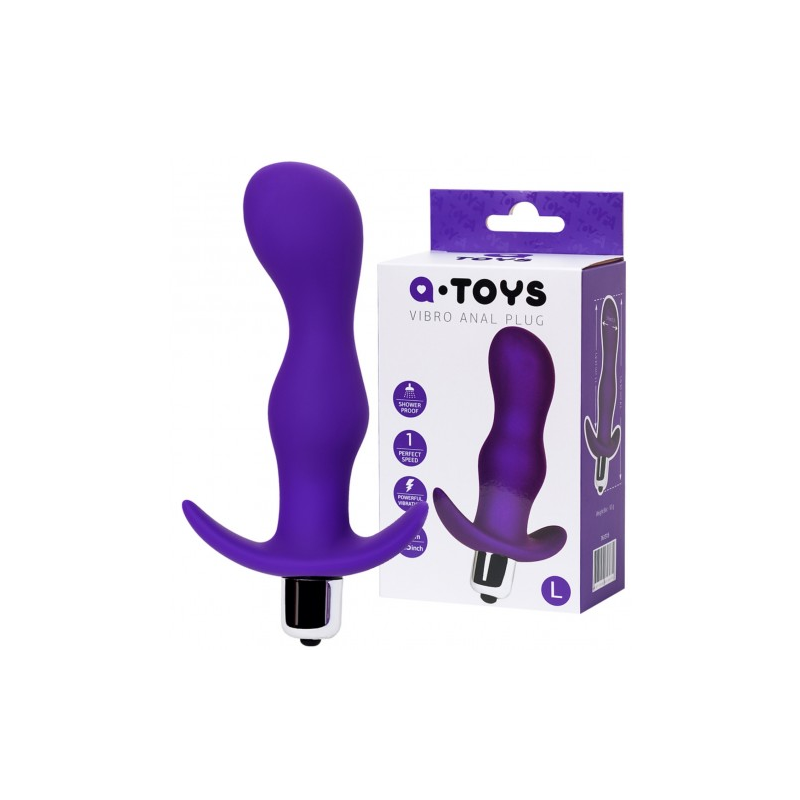 Анальная пробка с вибрацией A-Toys by Toyfa Kamet L