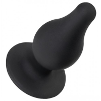 Черная анальная втулка Erotist Spade M
