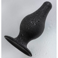 Черная анальная втулка Erotist Spade M