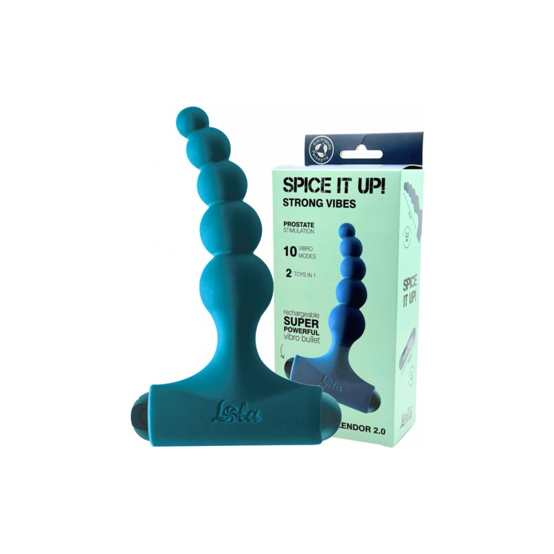 Анальная пробка с перезаряжаемой вибропулей Spice it Up Splendor