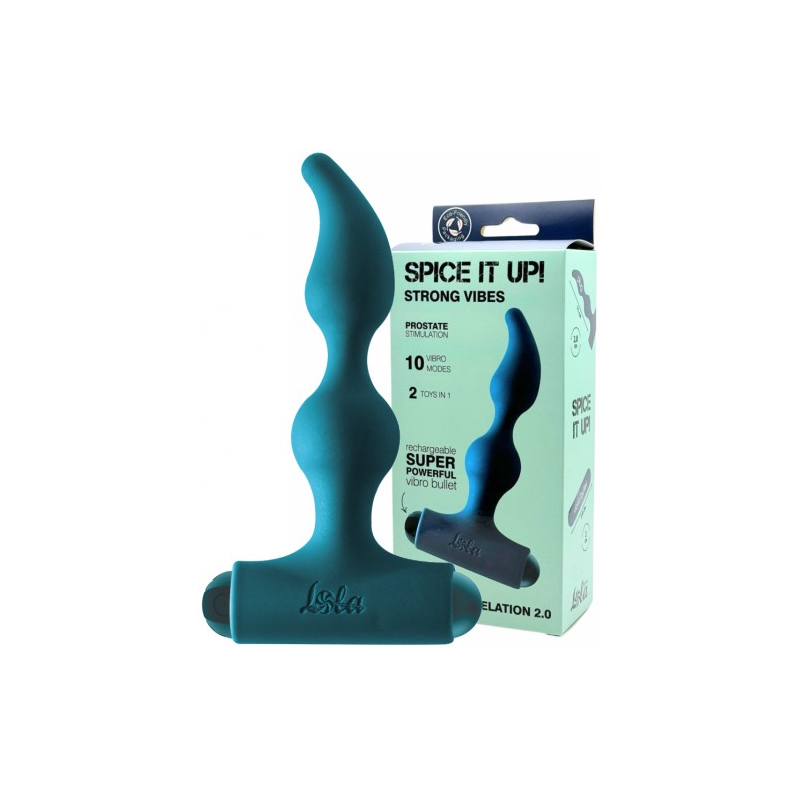 Анальная пробка с перезаряжаемой вибропулей Spice it Up Elation