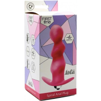 Анальная пробка с вибрацией Spiral Anal Plug Pink