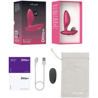 Анальная смарт-втулка с вибрацией We-Vibe Ditto Plus розовый