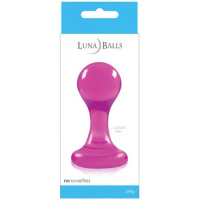 Анальная пробка на присоске Luna Balls S розовая