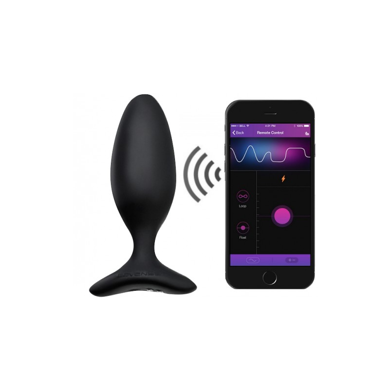 Анальная смарт-пробка Lovense Hush 2 М диаметр 4,4 см