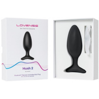 Анальная смарт-пробка Lovense Hush 2 М диаметр 4,4 см