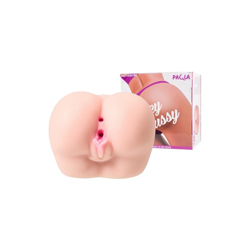Реалистичный мастурбатор-попка с двумя отверстиями Juicy Pussy Paula