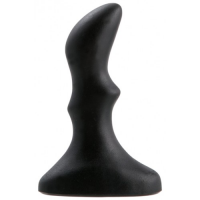 Анальная втулка с рельефом Small Ripple Plug Black