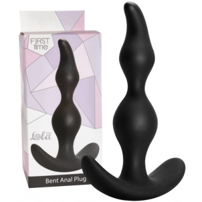 Анальный стимулятор Bent Anal Plug Black