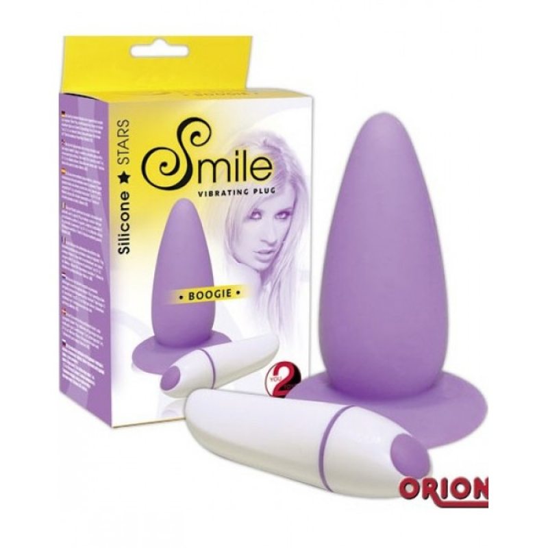 Анальная втулка с вибрацией Smile Boogie