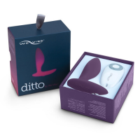 Анальная втулка We-Vibe Ditto с вибрацией и с дистанционным пультом фиолетовый