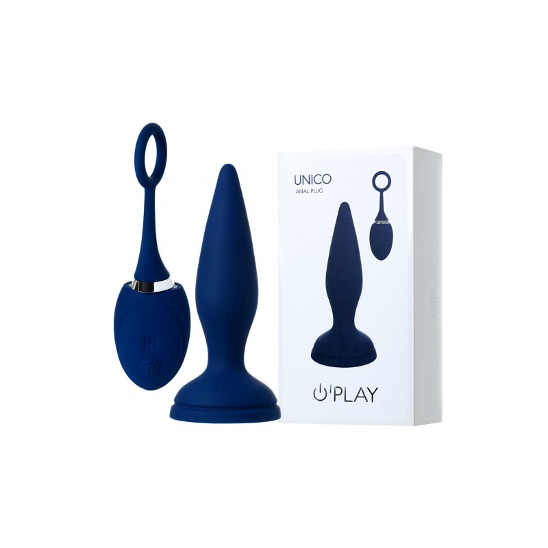 Анальная пробка Unico с вибрацией и c пультом дистанционного управления