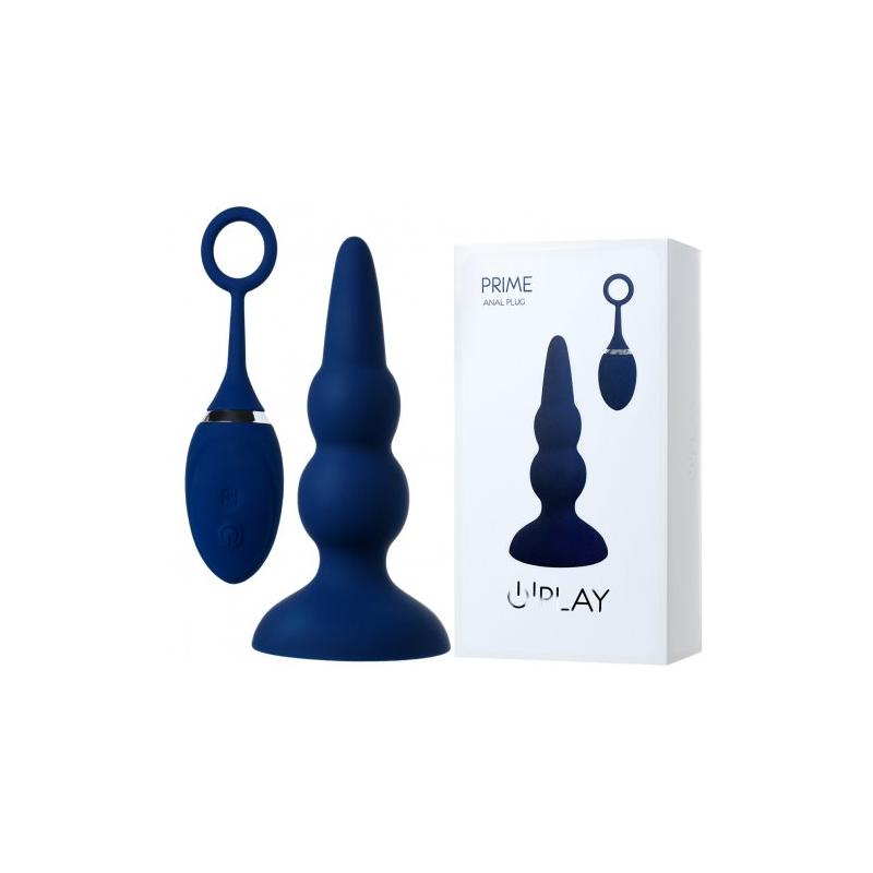 Анальная елочка Prime с вибрацией и c пультом дистанционного управления