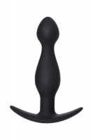 Анальная пробка A-Toys by TOYFA размера S, cиликон, черная, 11,5 см, Ø 2,8 см