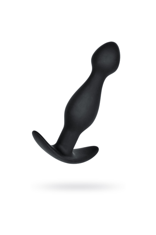 Анальная пробка A-Toys by TOYFA размера S, cиликон, черная, 11,5 см, Ø 2,8 см